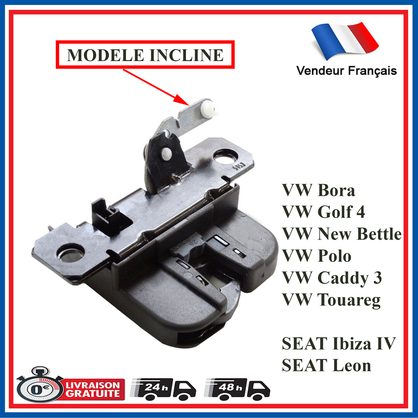 Moteur de coffre pour remplacer une serrure de Touareg