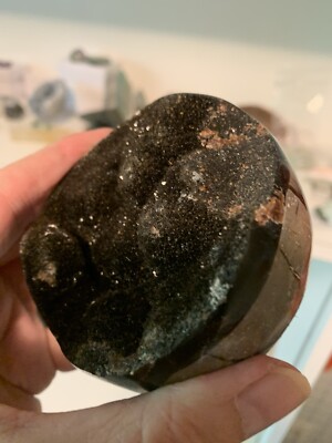 Natural Dragon Septarian Quartz Geode Crystal Egg Plus STAND