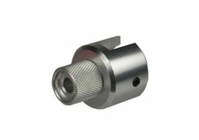 Silver 1/2x28 Muzzle Adapter Thread Guard Cap Ruger .22 Mark I-III Bull Barrel