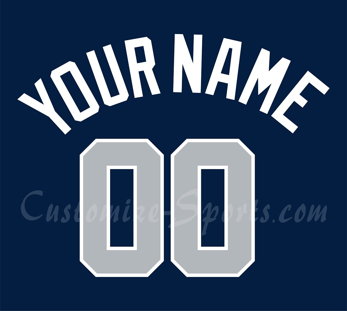 MLB All Star Customized Number Kit for 2018 BP American League