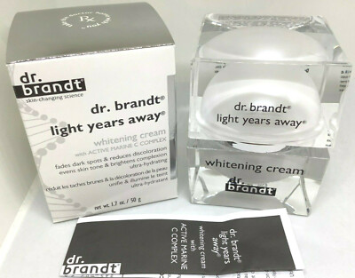 DR. BRANDT LIGHT YEARS AWAY WHITENING CREAM W/ACTIVE MARINE COMPLEX BOXED 1.7oz