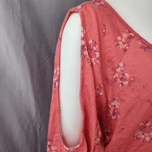 Faded Glory 20 open arm tassel flower fairy gypsy lace stretch light red Boho - Picture 5 of 11