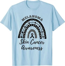 Melanoma Skin Cancer Awareness Help Support Unisex T-Shirt