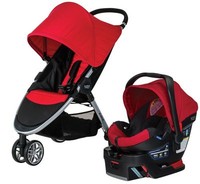 Britax B-agile 3 Travel System Stroller W B-safe 35 Infant Car Seat Red 2017 Britax B-agile 3 Travel System Stroller W B-safe 35 Infant Car Seat Red 2017