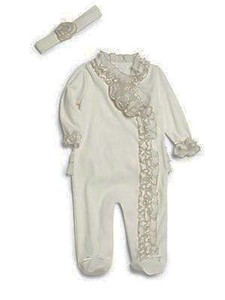 newborn ruffle sleeper