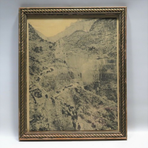 Photogravure Ancienne Grand Canyon 1910 - Desert View Road, Fred Harvey, Encadrable