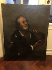 Dipinto quadro antico 1600 Ritratto a olio
