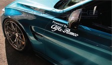 Powered By Alfa Romeo Racing Decal Sticker 4c Giulia Stelvio Giulietta 12 Pair Powered By Alfa Romeo Racing Decal Sticker 4c Giulia Stelvio Giulietta 12 Pair