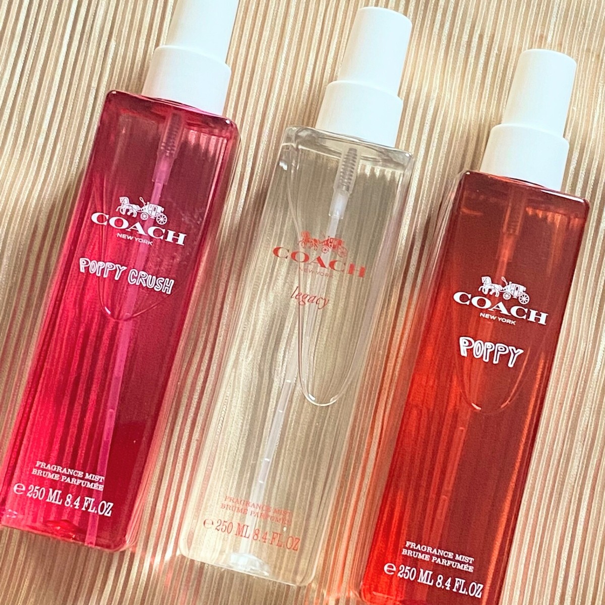 COACH choose BLOSSOM POPPY CRUSH LEGACY POPPY BODY MIST SPRAY 8.4