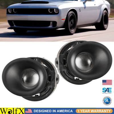 For 2015-2023 Dodge Challenger Bumper Fog Lights Driving Lamps w/Wiring Switch