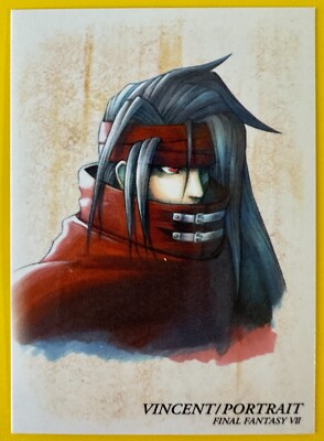 Final Fantasy VII Vincent Valentine Portrait No. 134 card Very
