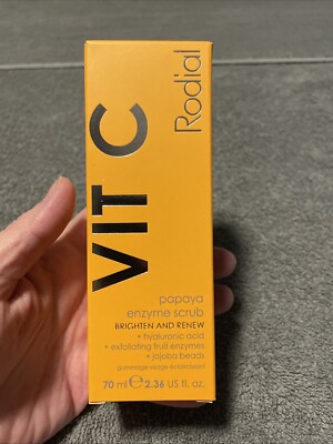RODIAL VIT C PAPAYA Enzyme Scrub Brighten & Renew 2.36 oz NIB SHIPS FREE