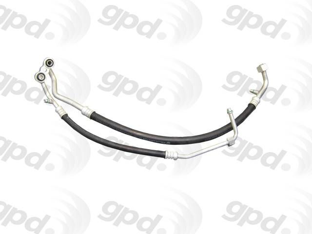 A-Premium Transmission Oil Cooler Line Hose Assembly - Fits Chevy/GMC C3500/K3500 1996-2002 (28 Inch)