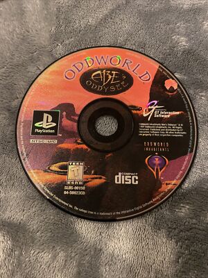 Oddworld: Abe's Oddysee (Sony PlayStation 1, 1997) PS1 PSOne PSX 2 3 Disc Only