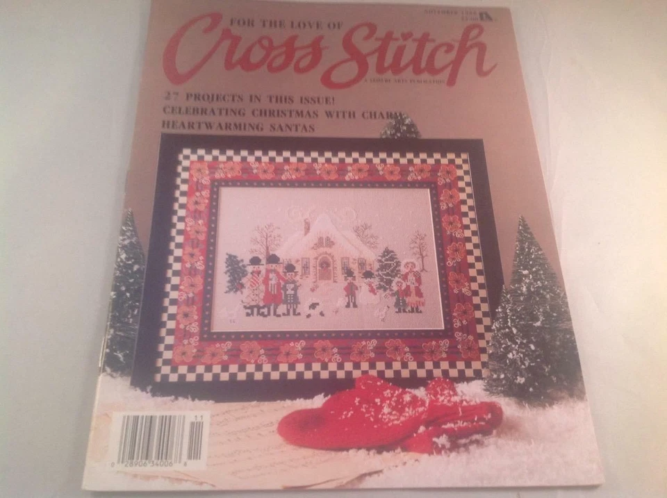 Leisure Arts Cross Stitch Pattern Books Vintage 80s and 90s - Image 2 of 4