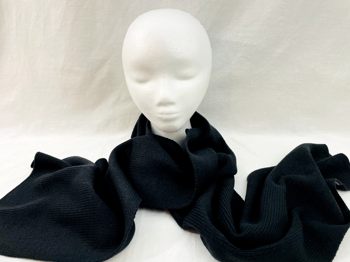 FRENCH CONNECTION FCUK Stretch NAVY BLUE (Marine) Knit Scarf (~69