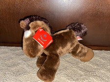 Aurora Brown Horse Pony Plush Stuffed Animal NWT NEW