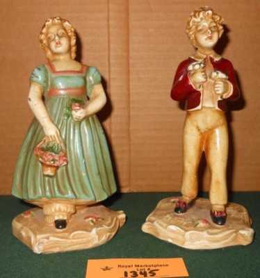 Girl CHALK Figurines Chalkware | eBay