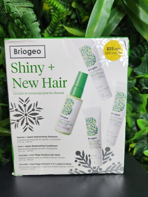 Briogeo Shiny + New Hair 4pc Set (2oz)