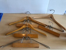 VINTAGE LOT of 3 Setwell  Other Pants Suit Wooden Hanger, Setwell Pants  Other
