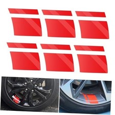 6 PCS Wheel Rim Decal Stripes Car Decals   Reflective Lines Safety Warning