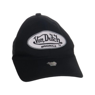 Von Dutch, Baseball-Mütze, Größe: ONE SIZE, Baumwolle, Schwarz #mCD