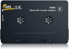 Bluetooth 5.0 Car Cassette Aux Adapter,Black
