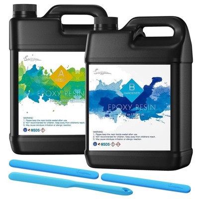 Epoxy Resin 6000 ml Transparent, Hochglanz, UV-Beständig - Gießharz für Holz,...