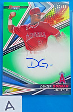DENZER GUZMAN 2022 Bowman's Best Prospect Green Refractor Auto /99 B22-DG