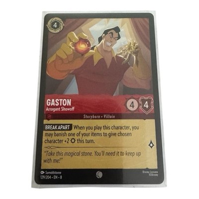 Gaston - Arrogant Showoff 129/204 Reign of Jafar Regular