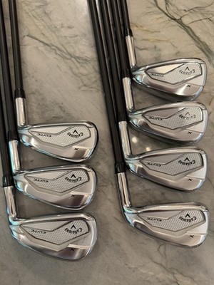 2025 Callaway Elyte Iron Set, 5-AW w MMT Graphite 80g Stiff Flex 