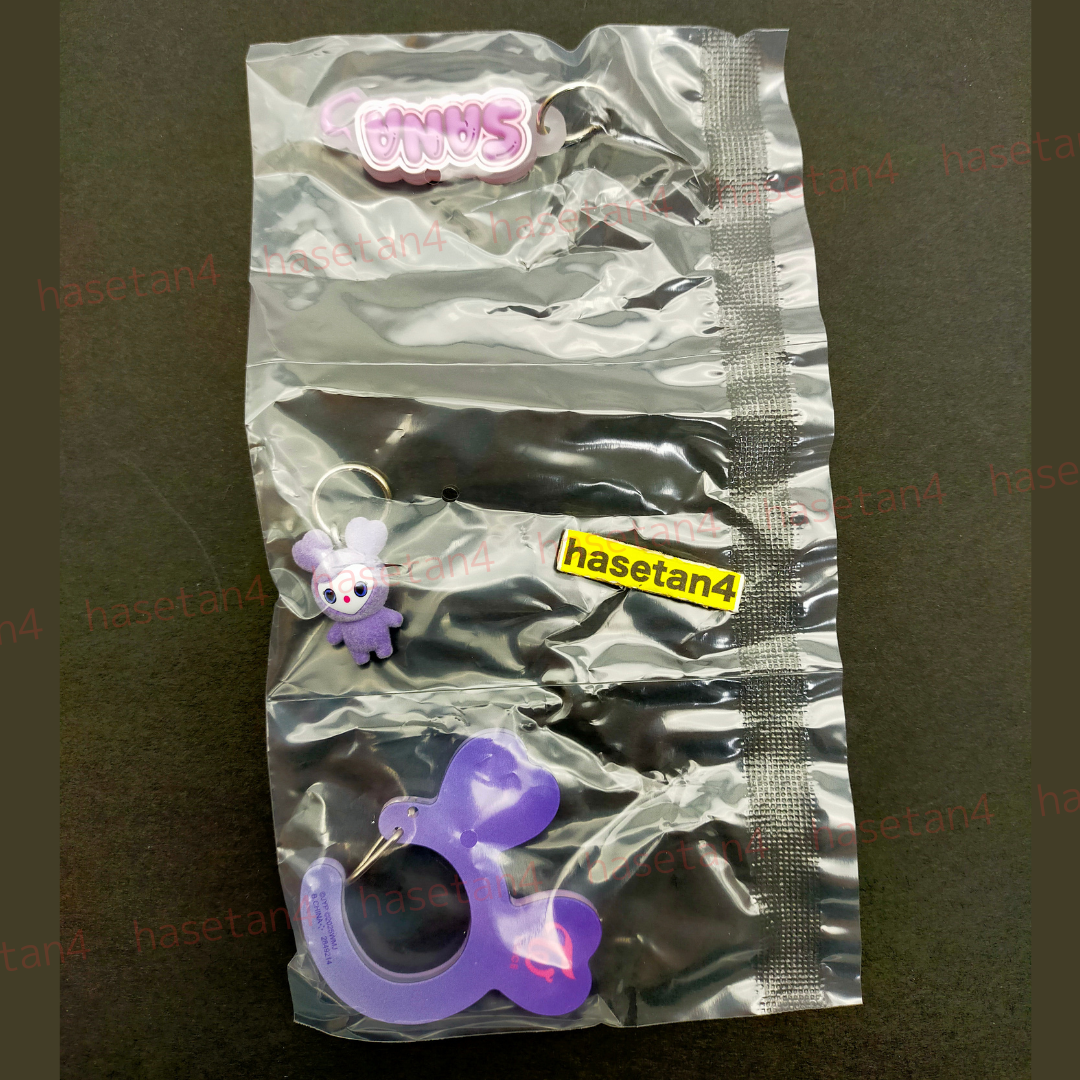 TWICE LOVELYS ACRYLIC CARABINER FLOCKED MASCOT 9 kinds 2026 Bandai