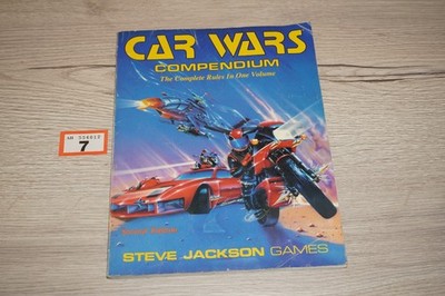 Car Wars Kompendium - 2nd Edition Rule Book 1989 Steve Jackson Games
