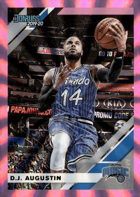 2019-20 Panini Donruss - D.J. Augustin #147 Pink Laser Holo /50