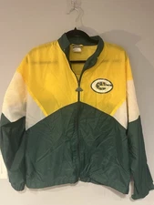 90s Apex One Green Bay Packers Size Small Windbreaker