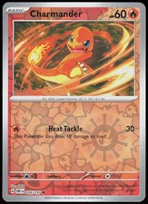 Charmander Fiamme Ossidiana 026/197 Pokemon Comune Reverse Holo Nuovo con scatola