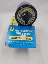 Vintage Mark Time Electric Timer Darkroom Photography 60 Sec