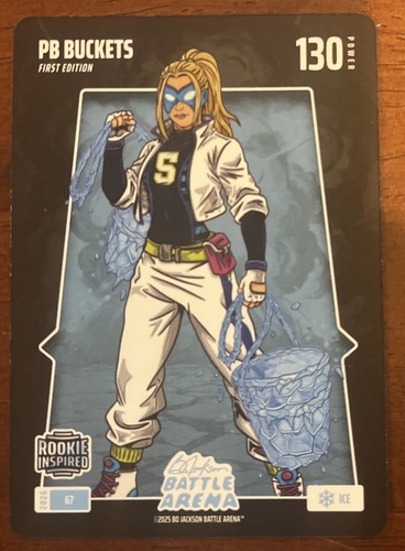 Paige Bueckers Rookie Ice PB Buckets Base Card 67 Bo Jackson Battle Arena