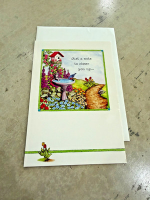 DaySpring Just A Note To Cheer You Up Greeting Card