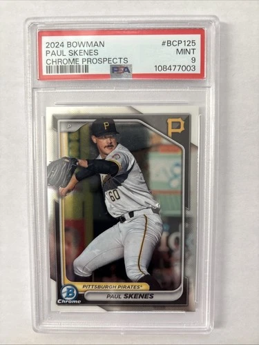 PSA 9 2024 Bowman - Chrome Prospects Paul Skenes #BCP-125 (RC)