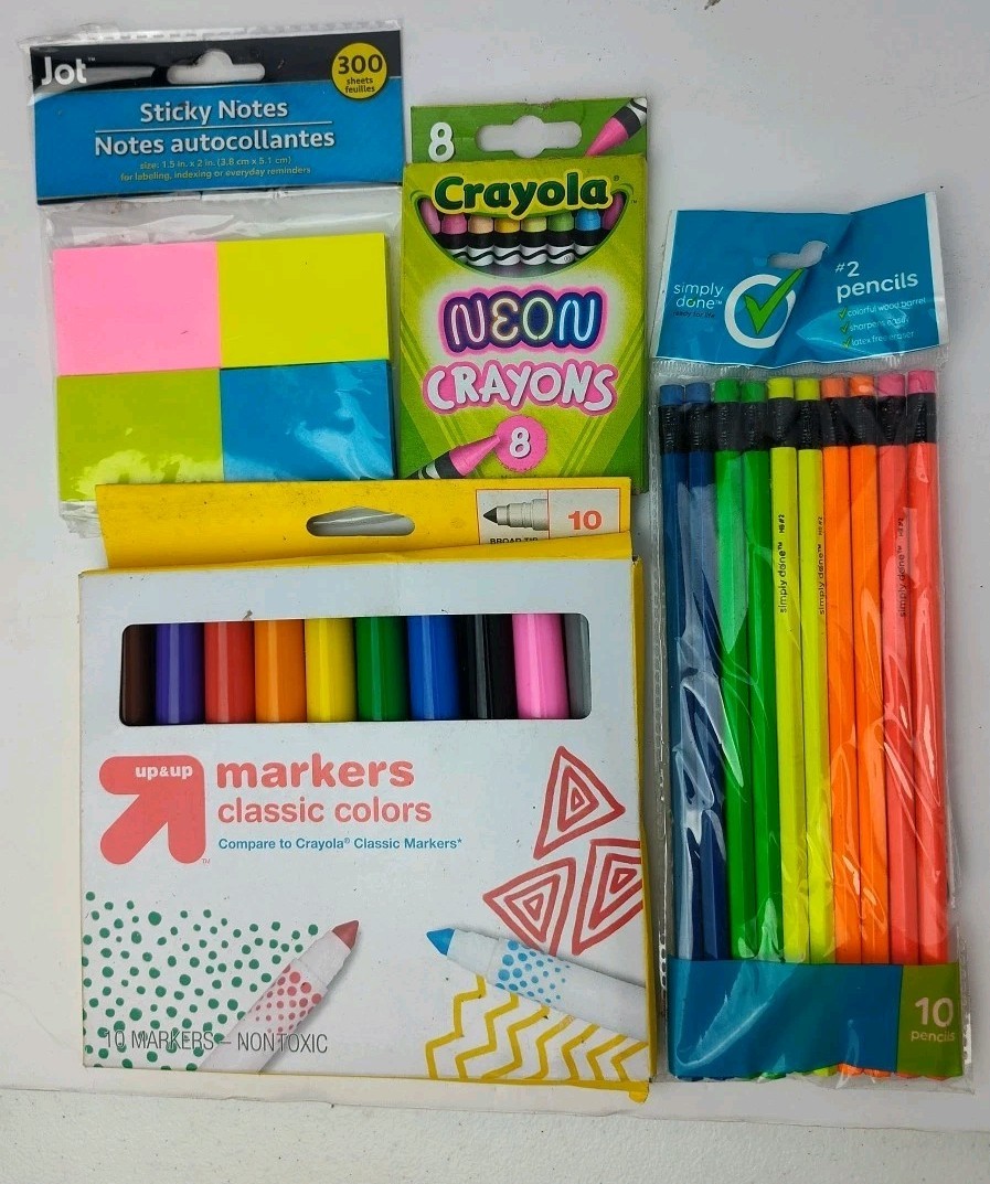 Classiccolors10ct Broad Tip Nontoxic, 8ct Neon Crayon, Color