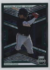 2023 Panini Elite Extra Edition Green Status 233/499 Isaiah Drake #9 19h2