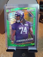 2025 Panini Prizm #358 Donovan Jackson Green Neon Prizm RC