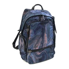 TUMI Voyageur Serena Backpack, Navy/Nylon/Leather, Used, Backpack, Bag, Logo,