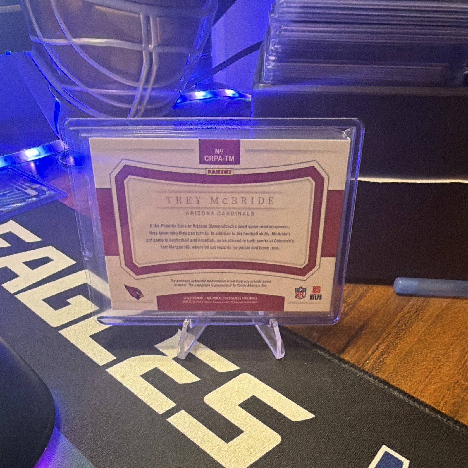 Panini National Treasures Trey McBride CRPA-TM RPA Auto /99 Cardinals view 2