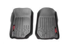 Rough Country Front Floor Mats For 1997-2006 Jeep Wrangler Tj - M-60200