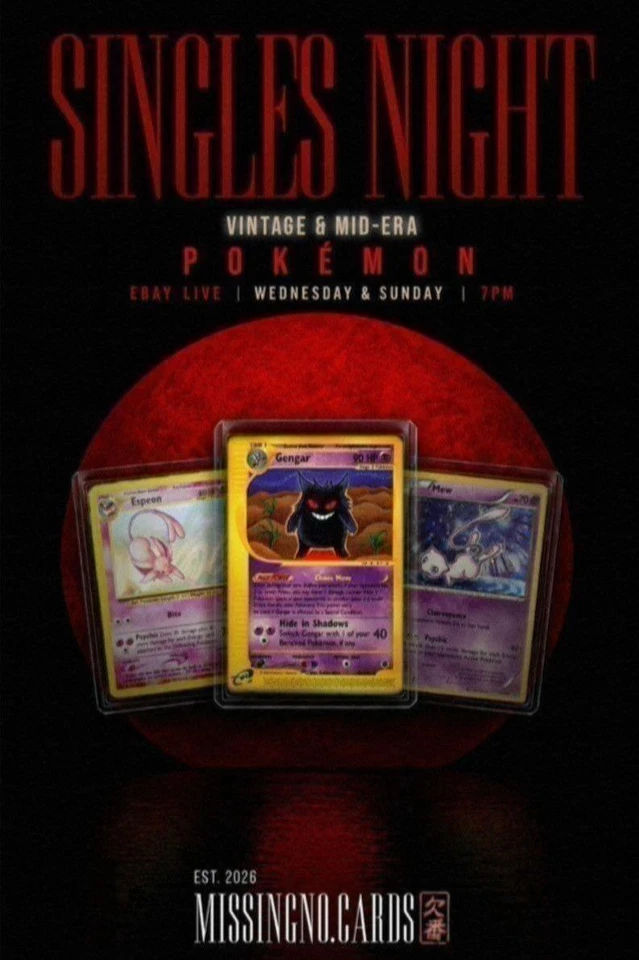 Pokémon Singles Night | Vintage & Mid-Era Requests