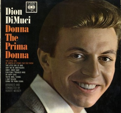 Dion DiMucci - Donna The Prima Donna (LP, Mono)