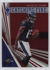 2019 Panini Phoenix Catching Fire Red 191/299 Marquise Brown #1 11qd