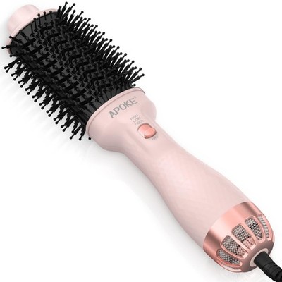 APOKE One Step Haartrocknerbürste Heißluftstyler und 32,5*9*7,5 cm, rosa 